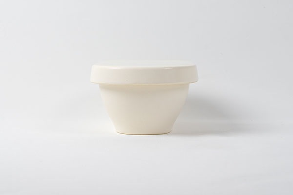 萬古焼（万古焼） 佐治陶器 丁寧な暮らしにあるおひつ【ペールホワイト】 （ラッピング・熨斗不可）