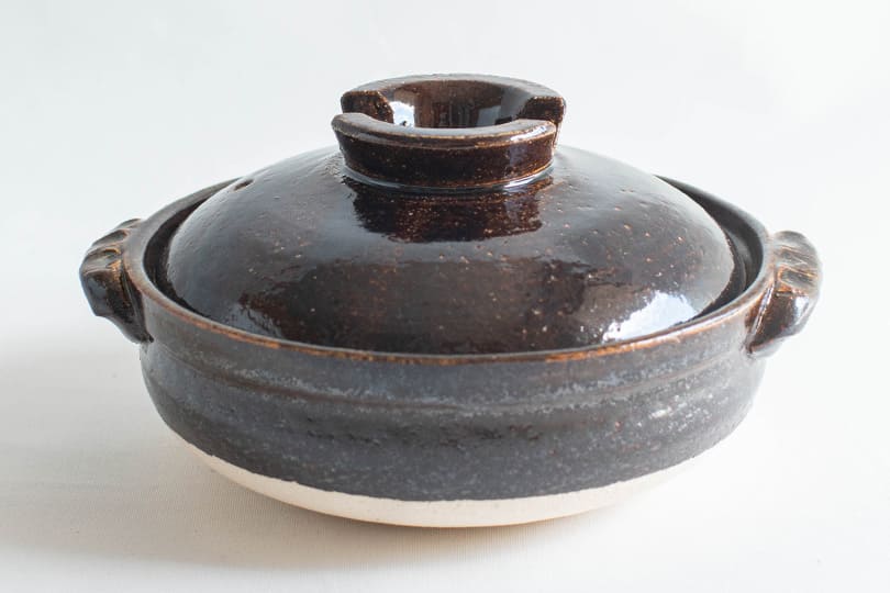 萬古焼（万古焼） 佐治陶器 土鍋「萬福」（6号） (ラッピング・熨斗