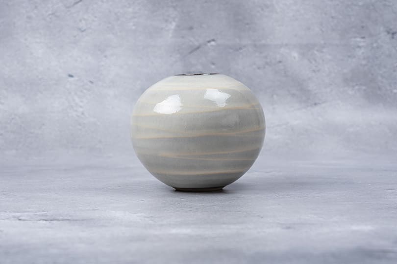 KOISHIWARA HOMES マルダイ窯 花器（ホワイト）【M】