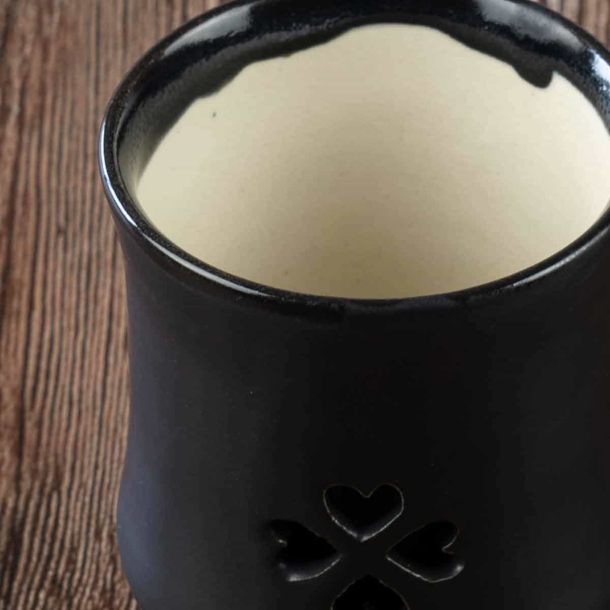 大堀相馬焼 松永窯 SAKURAマグ(さくらまぐ) 【ブラック】