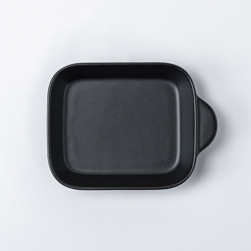 佐治陶器 萬古焼 耐熱トースターパン(ブラック)(ラッピング・熨斗不可)