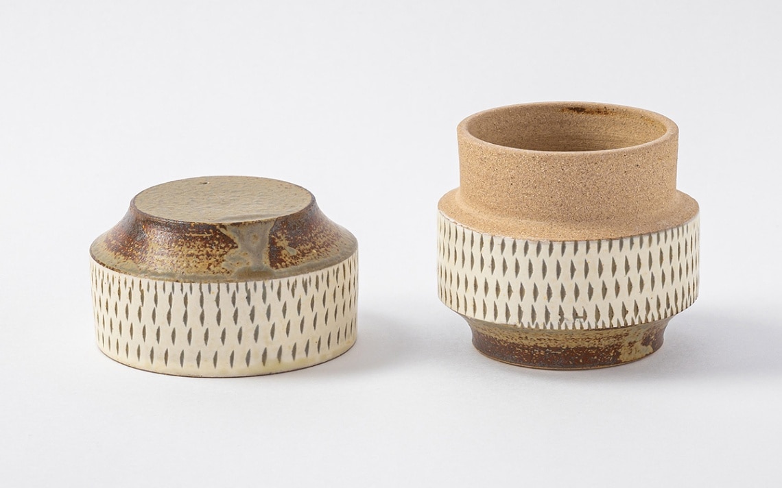 貴重！福岡県 小石原焼 壷 花瓶　骨董市　陶芸 貴重！福岡県 小石原焼 壷 花瓶 骨董市 陶芸