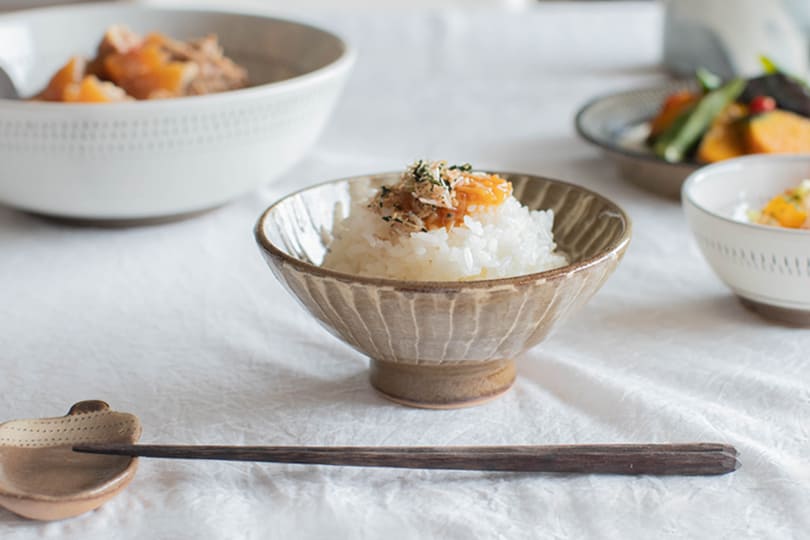 小石原焼 ヤママル窯 刷毛目飯碗