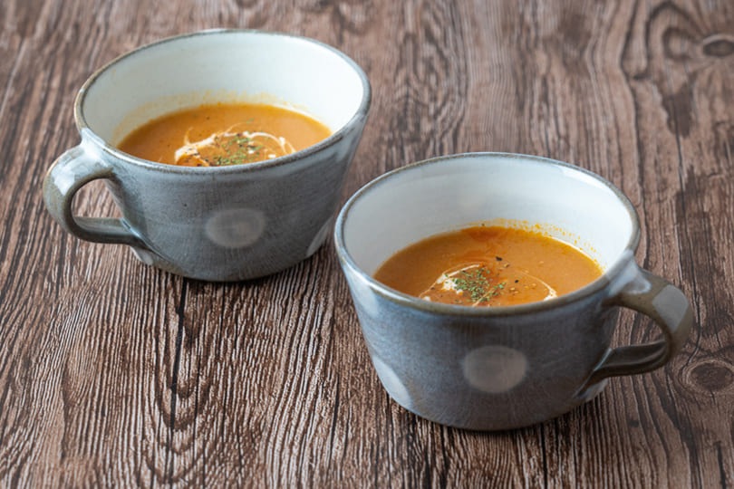 小石原焼 ヤママル窯 水玉スープカップ (白)