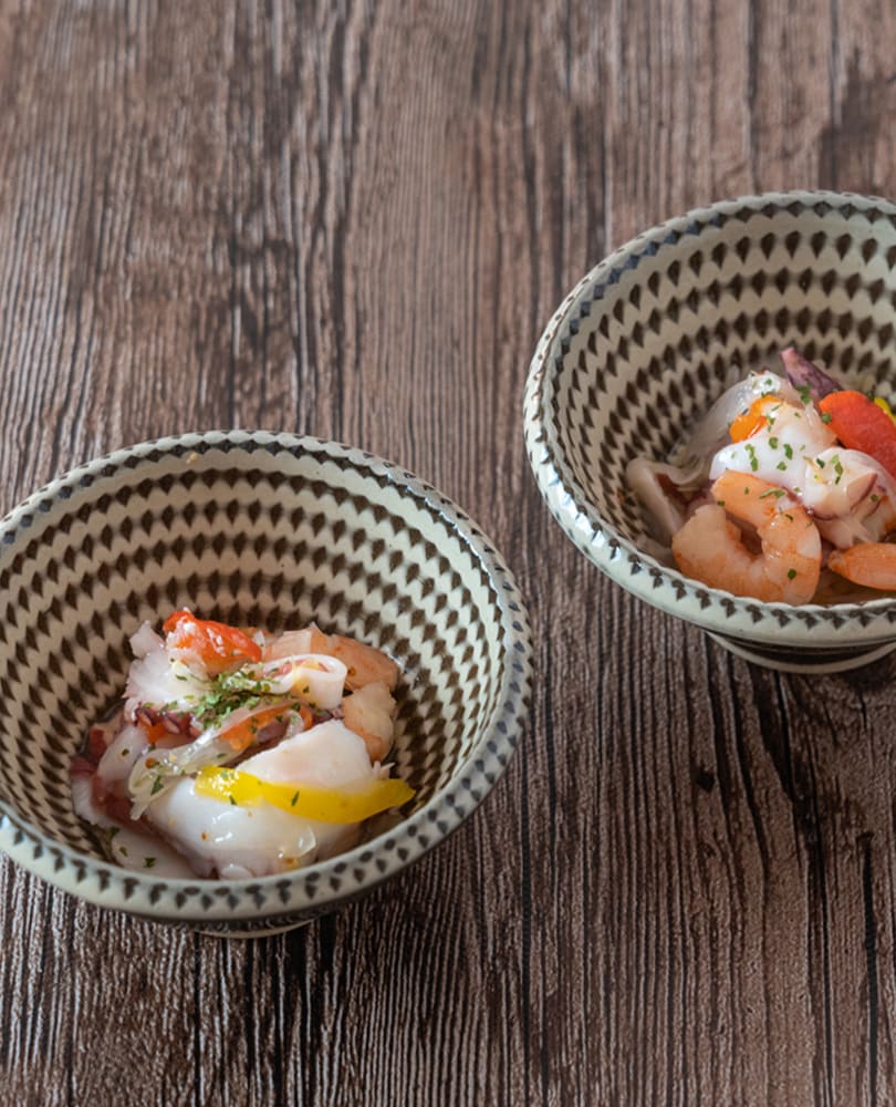 小石原焼 マルダイ窯 飛び鉋3.5寸小鉢