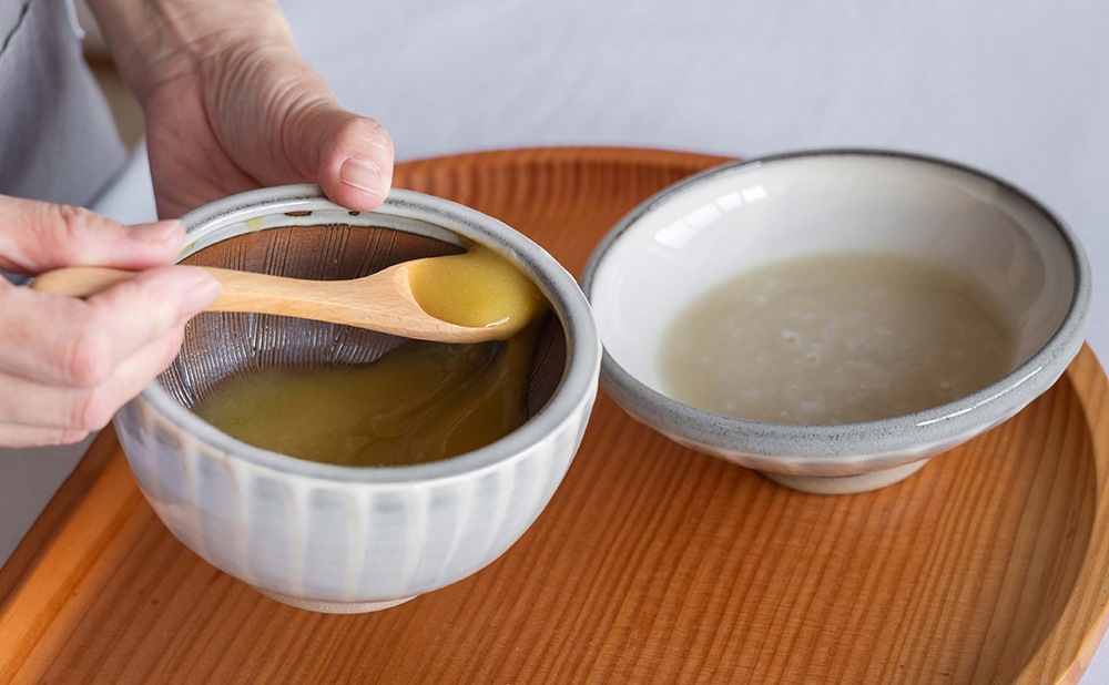 小石原焼 マルダイ窯 離乳食セット（刷毛目）