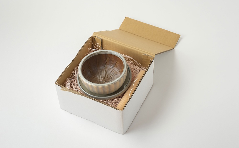 小石原焼 マルダイ窯 離乳食セット（刷毛目）