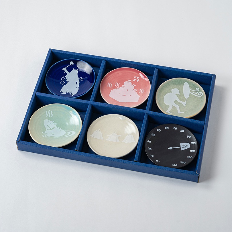 大堀相馬焼 東北焼き物旅マップ サウナ編 6枚セット