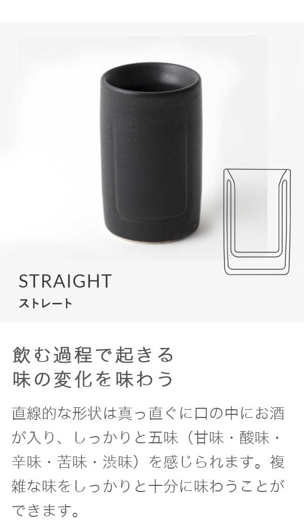 IKKON ぐい呑みセット(黒釉)