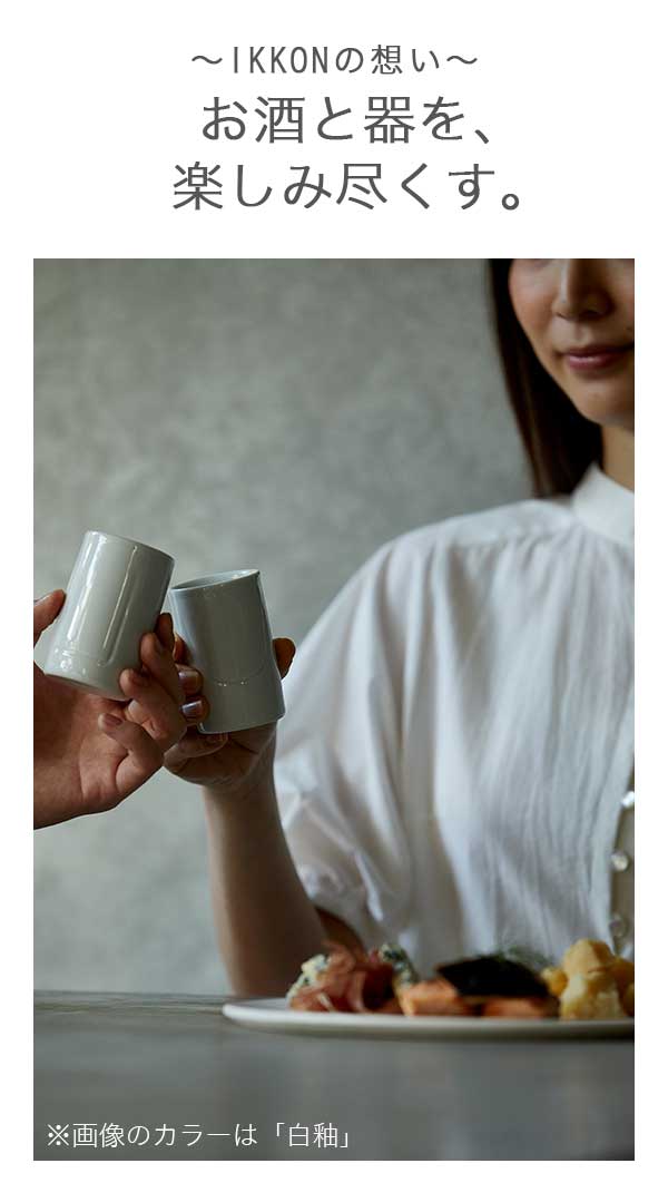 IKKON ぐい呑みセット(黒釉)