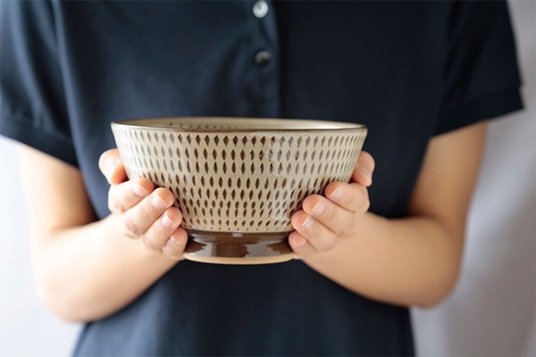 小石原焼 マルダイ窯 どんぶり(飛び鉋)