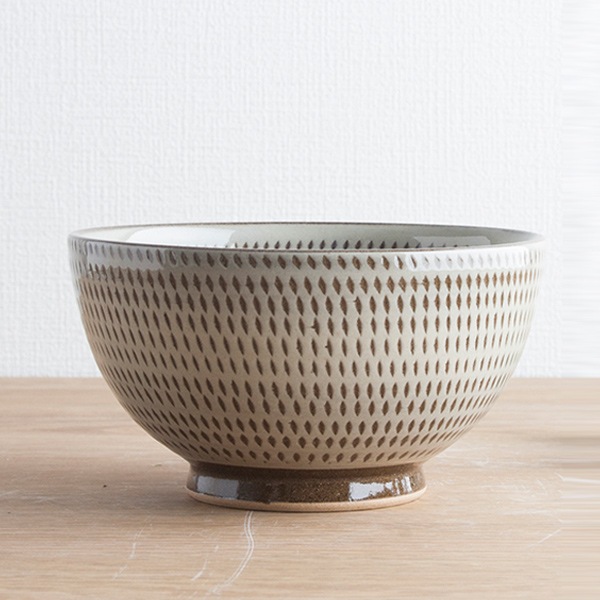 小石原焼 マルダイ窯 どんぶり(飛び鉋)