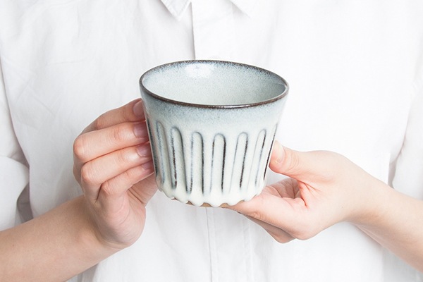 小石原焼 マルダイ窯 しのぎコップ(小)