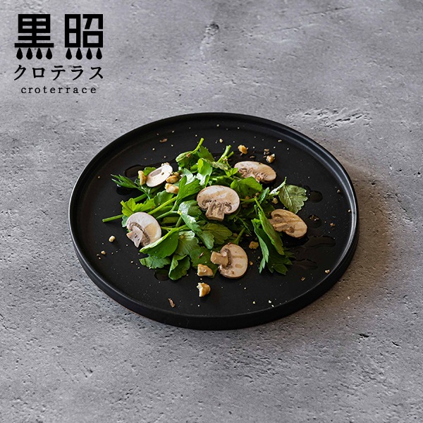 クロテラス フラットリムプレート丸皿 21cm