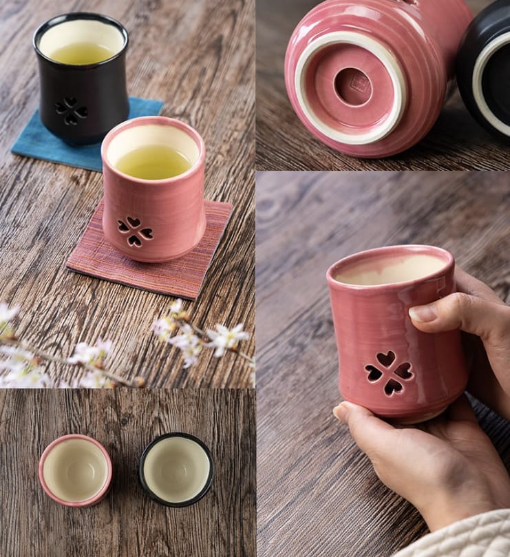 大堀相馬焼 松永窯 SAKURAマグ(さくらまぐ) 【ピンク】