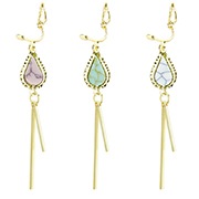 マーブルツインテールイヤリング【ニッケルフリー】|セールアイテム☆MAX60％OFF