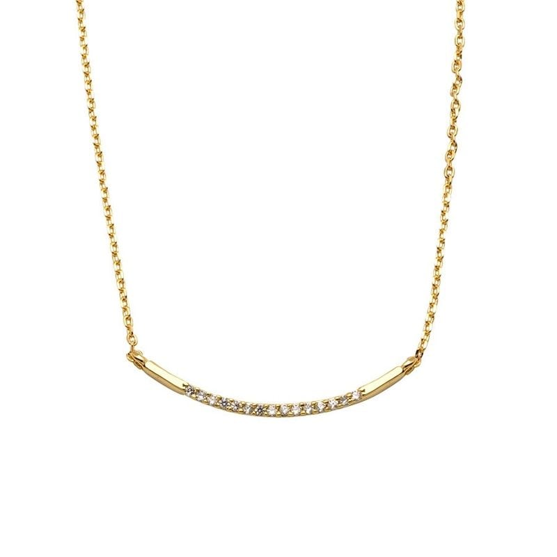 スライダーストーンネックレス【ニッケルフリー】