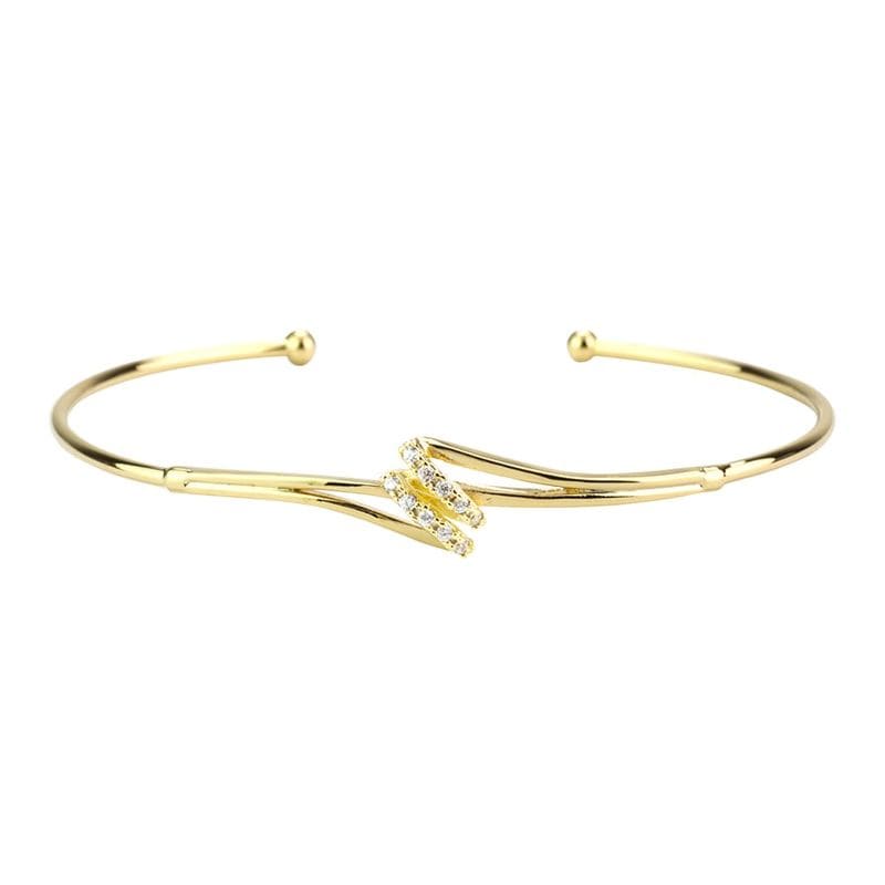 ダブルロールストーンバングル【ニッケルフリー】