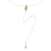 シェルロングパールネックレス【ニッケルフリー】|★SALEアイテム★