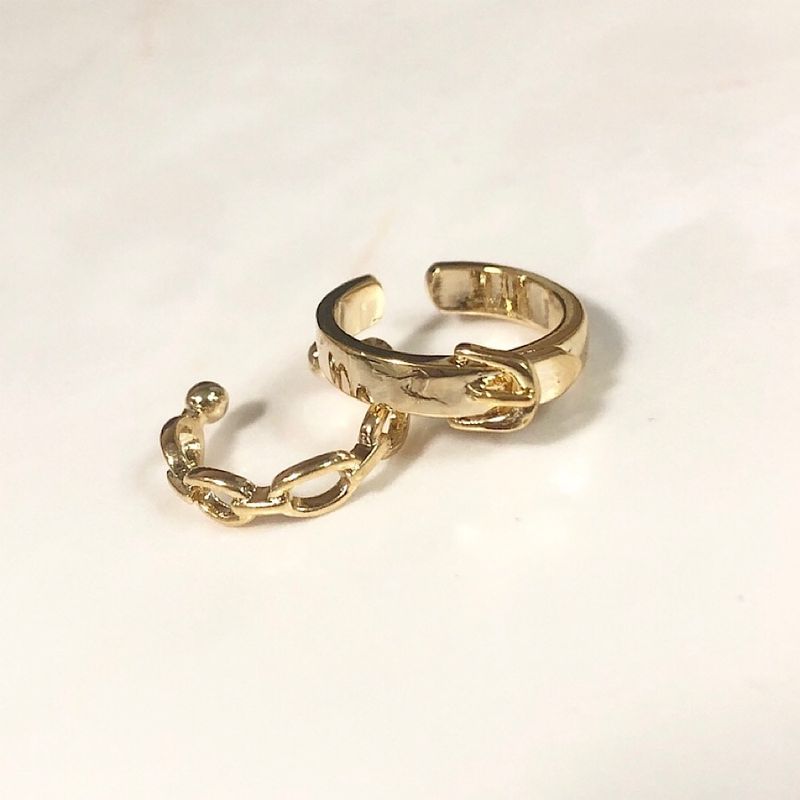 ベルトチェーンイヤーカフセット【ニッケルフリー】