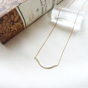 アンダーカーブネックレス【ニッケルフリー】|ネックレス