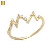 ワインディングストーンピンキーリング|ピンキーリング