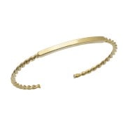 ツイストプレートバングル【ニッケルフリー】|バングル