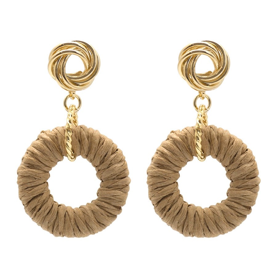 ヴィンテージラタンピアス【ニッケルフリー】 | オリジナル