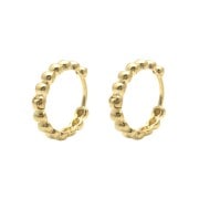 リトルボールフープピアス【ニッケルフリー】|ピアス