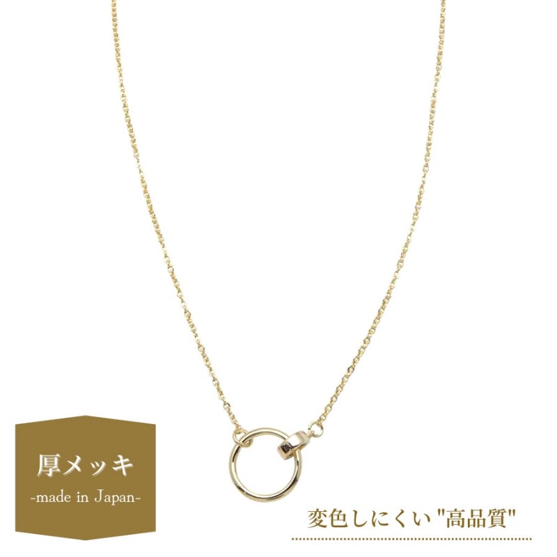 Amazon | [Jstyle] 14K ネックレス レディース 人気 ゴールド