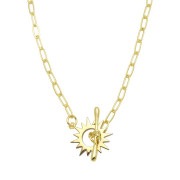 バーニングサンマンテルネックレス【ニッケルフリー】|★SALE★ 550円〜