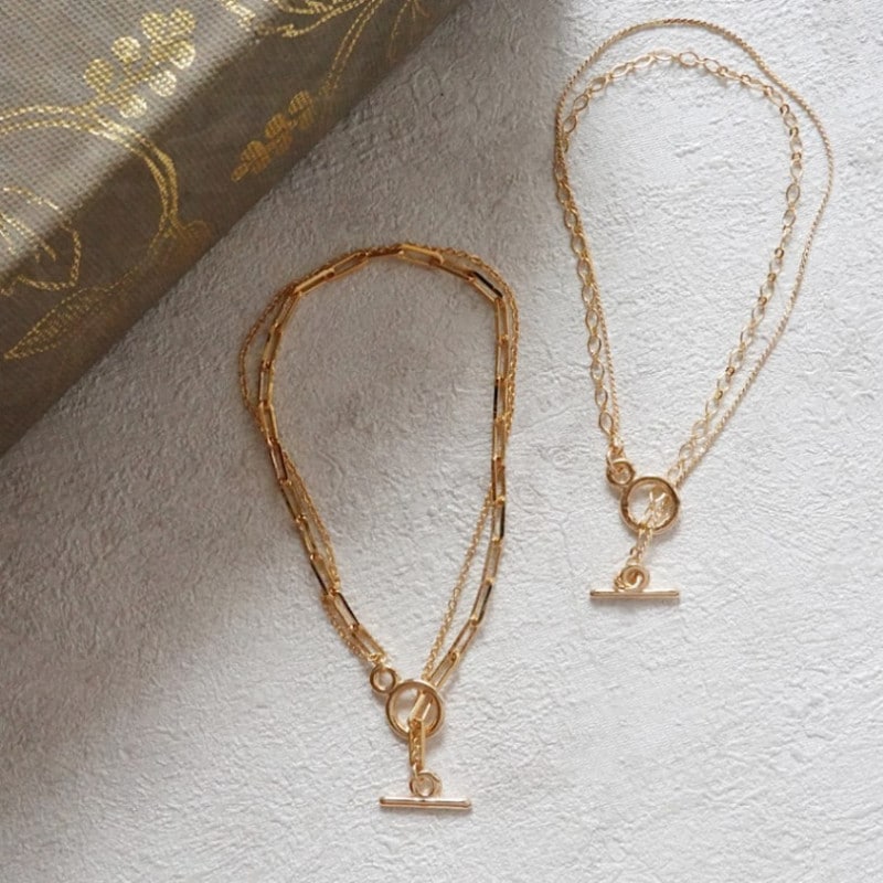 アナザーチェーンマンテルブレスレット【ニッケルフリー】