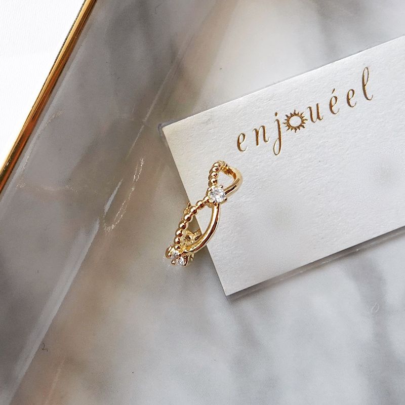 レースストーンイヤーカフ【ニッケルフリー】