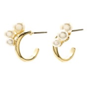 アーチパールピアス【ニッケルフリー】|ピアス