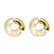 ホワイトピークフープピアス【ニッケルフリー】|ピアス