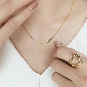 スリットアーチパールネックレス【ニッケルフリー】|ネックレス