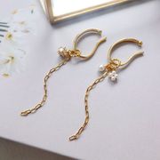 2wayチャームフープイヤーカフ【ニッケルフリー】|イヤーカフ