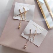 シャイニーチェーンダブルイヤーカフ【ニッケルフリー】|イヤーカフ