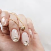 シャインストーンホースシューネックレス【ニッケルフリー】|ネックレス