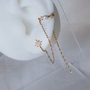 シャインパールダブルイヤーカフ【ニッケルフリー】|イヤーカフ