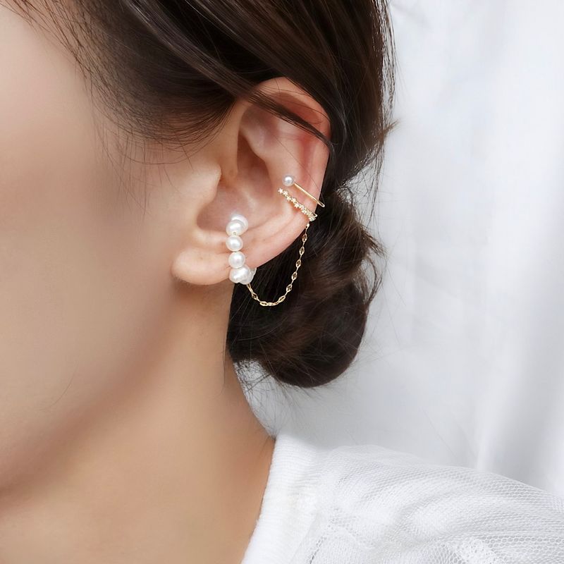 ウォーターパールツインイヤーカフ【ニッケルフリー】