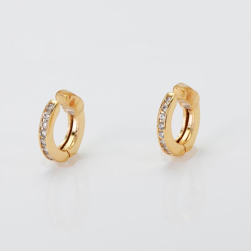 zero touch プラントビジューイヤリング