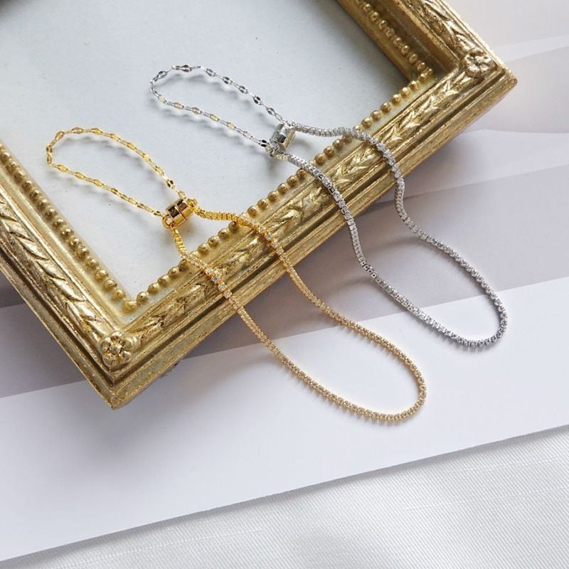 テニスチェーンブレスレット