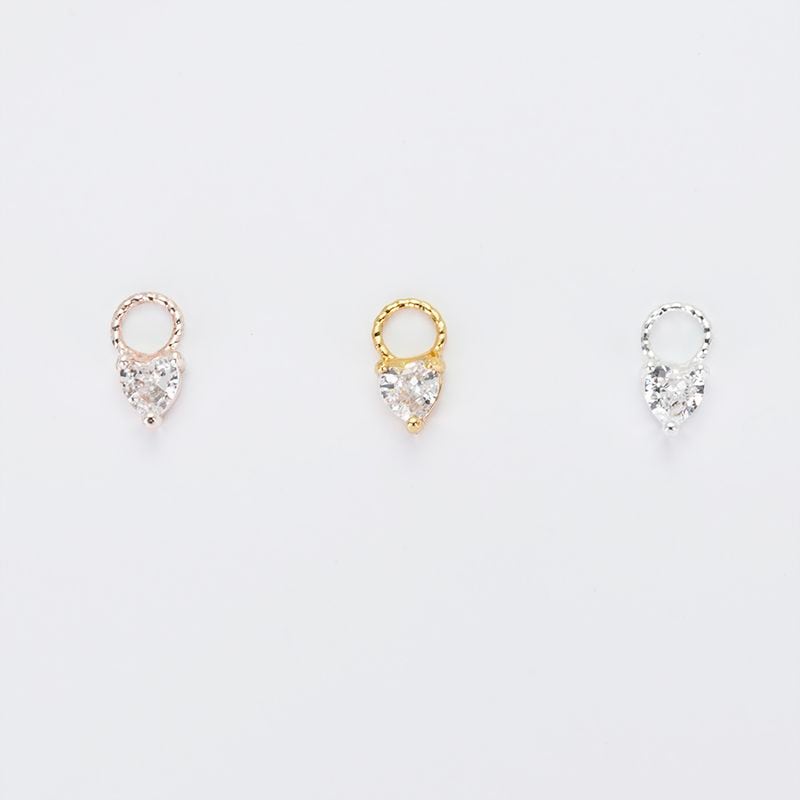 ハートストーンチャーム