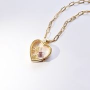 シークレットジュエルネックレス(ハート型)|ネックレス