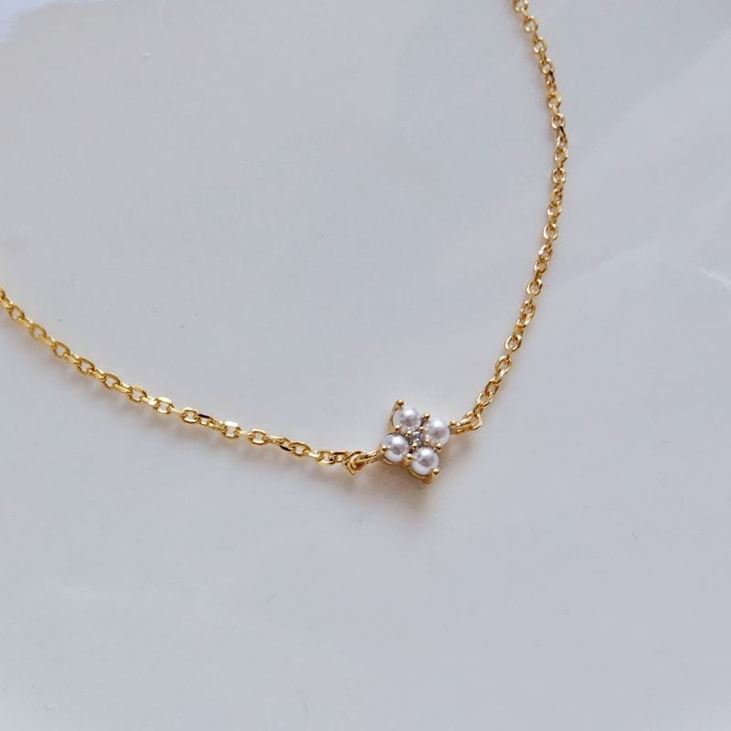 パールフルールブレスレット