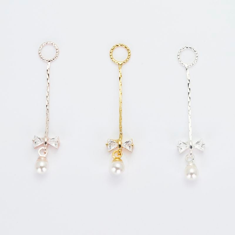 リボンパールチャーム