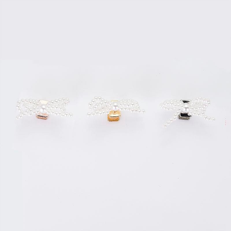 ダブルリボンパールチャーム(セルフレーム専用)