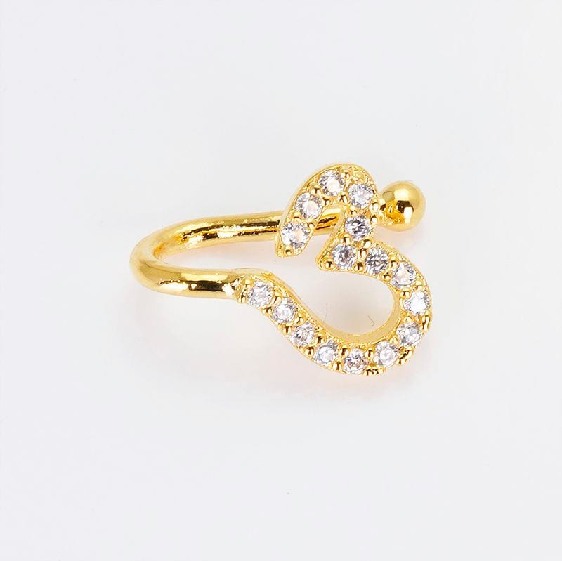 オープンハートラインイヤーカフ【ニッケルフリー】