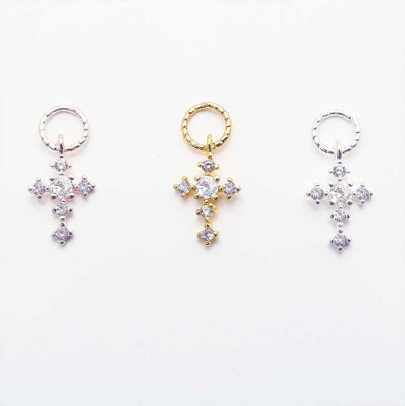 クロスストーンチャーム